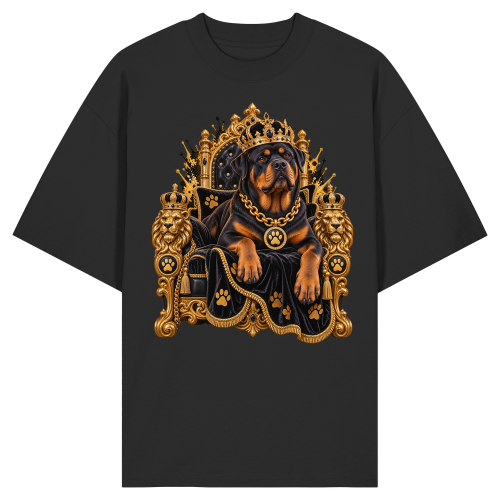 Rottweiler - King - Organic Oversize Shirt – Bild 2