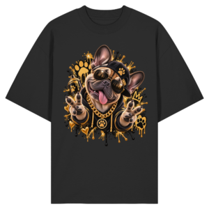 Französische Bulldogge - Funny - Organic Oversize Shirt