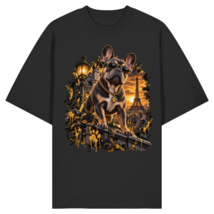 Französische Bulldogge - Power - Organic Oversize Shirt