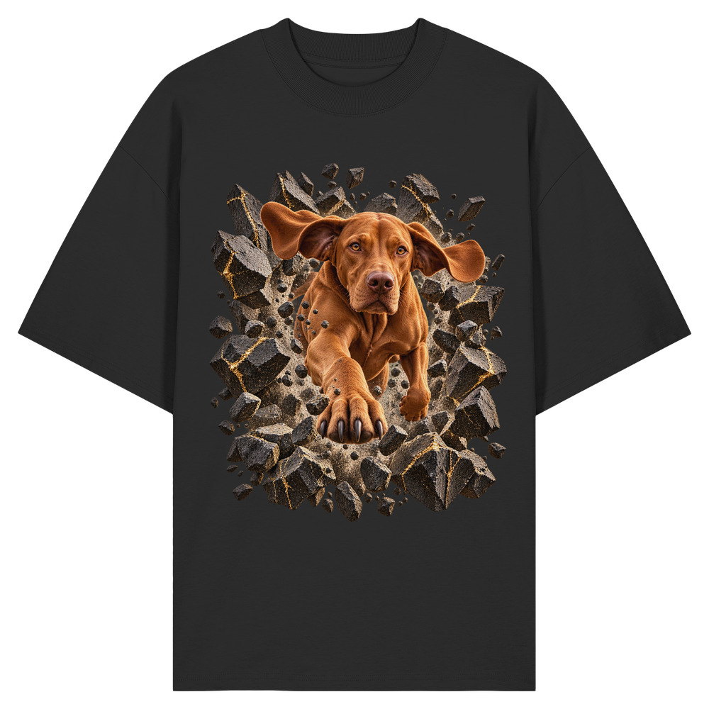 Vizsla - Breaking Through - Organic Oversize Shirt