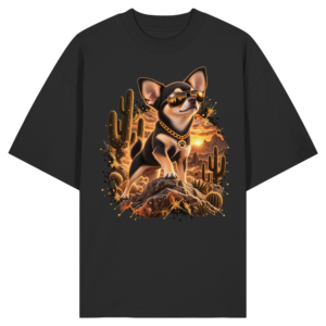 Chihuahua - Power - Organic Oversize Shirt