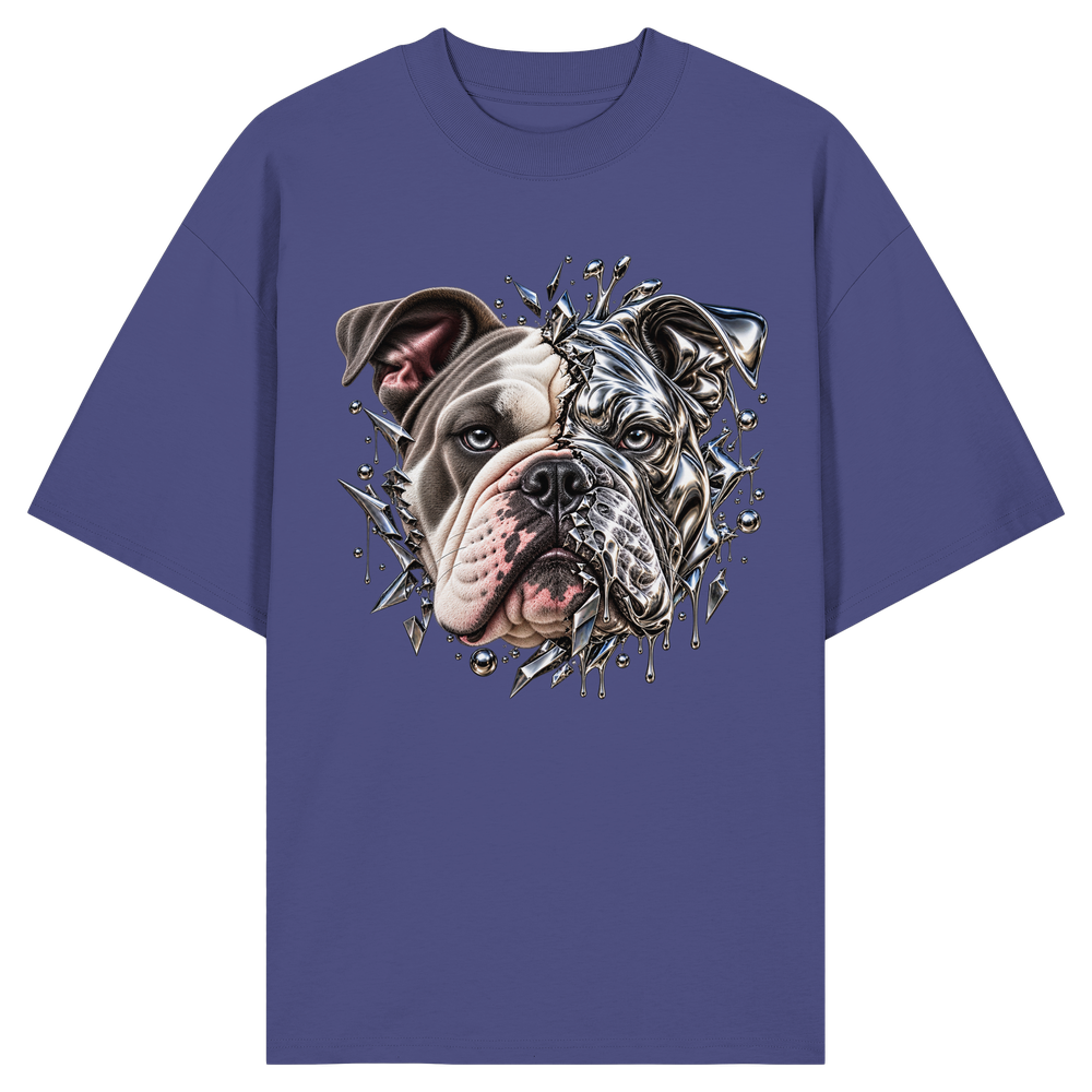 Dual Bulldog - Organic Oversize Shirt – Bild 8
