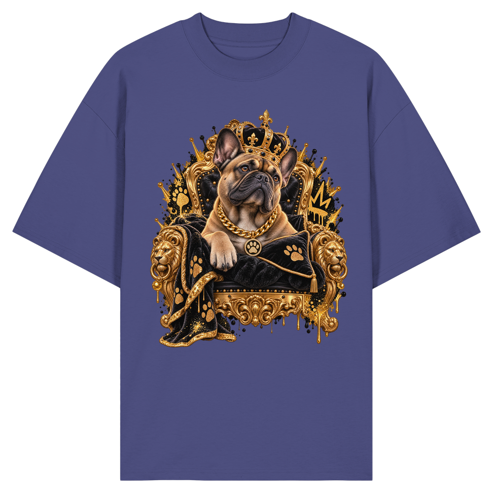 Französische Bulldogge - King - Organic Oversize Shirt