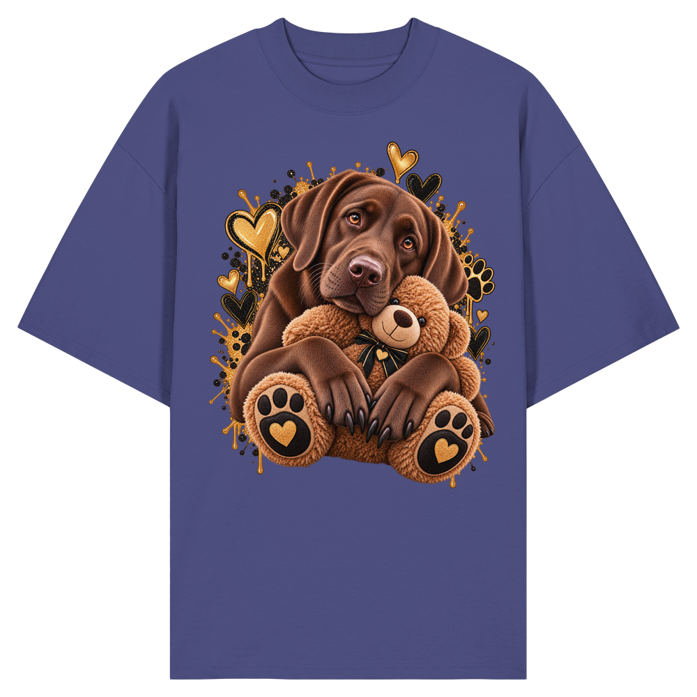 Labrador - Cuddle - Organic Oversize Shirt – Bild 8