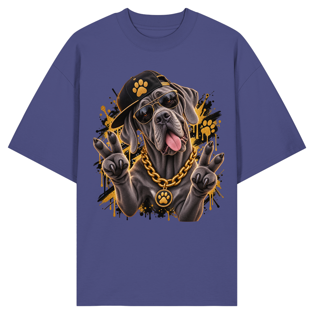 Deutsche Dogge - Funny - Organic Oversize Shirt – Bild 8