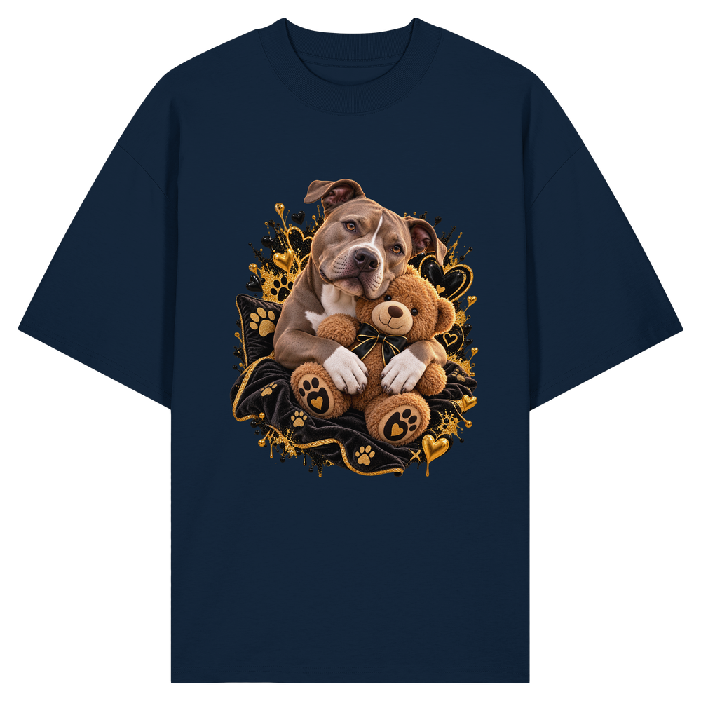 American Pitbull Terrier - Cuddle - Organic Oversize Shirt