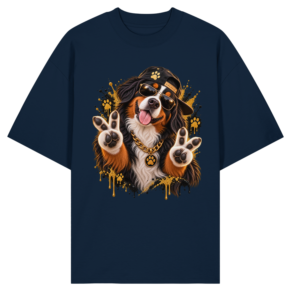Berner Sennenhund - Funny - Organic Oversize Shirt – Bild 3