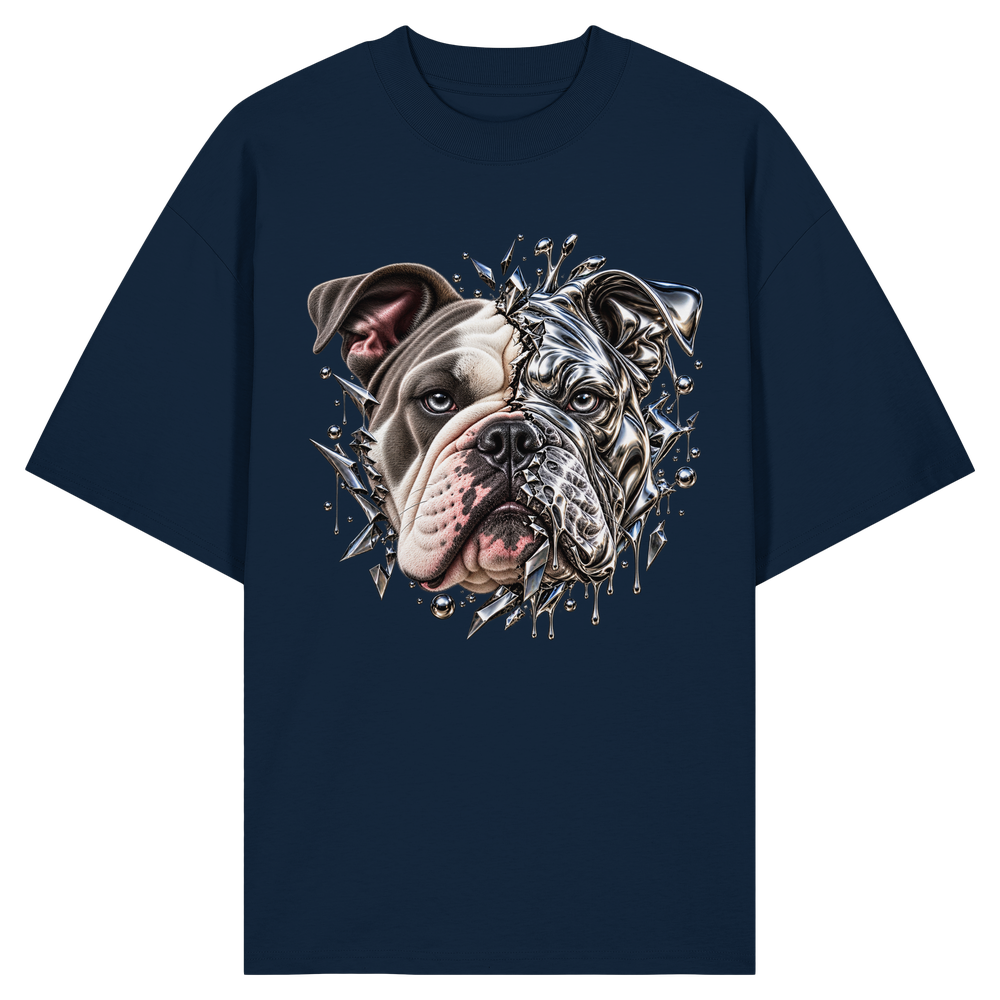 Dual Bulldog - Organic Oversize Shirt – Bild 3