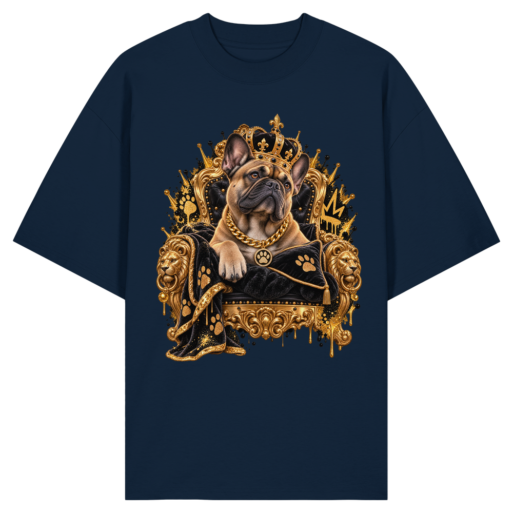 Französische Bulldogge - King - Organic Oversize Shirt