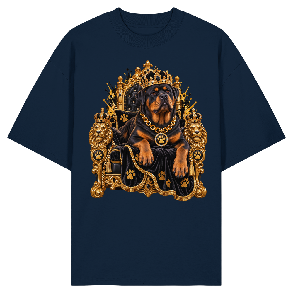 Rottweiler - King - Organic Oversize Shirt – Bild 4