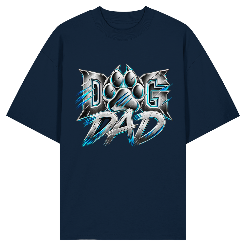 Dog Dad - Organic Oversize Shirt – Bild 3