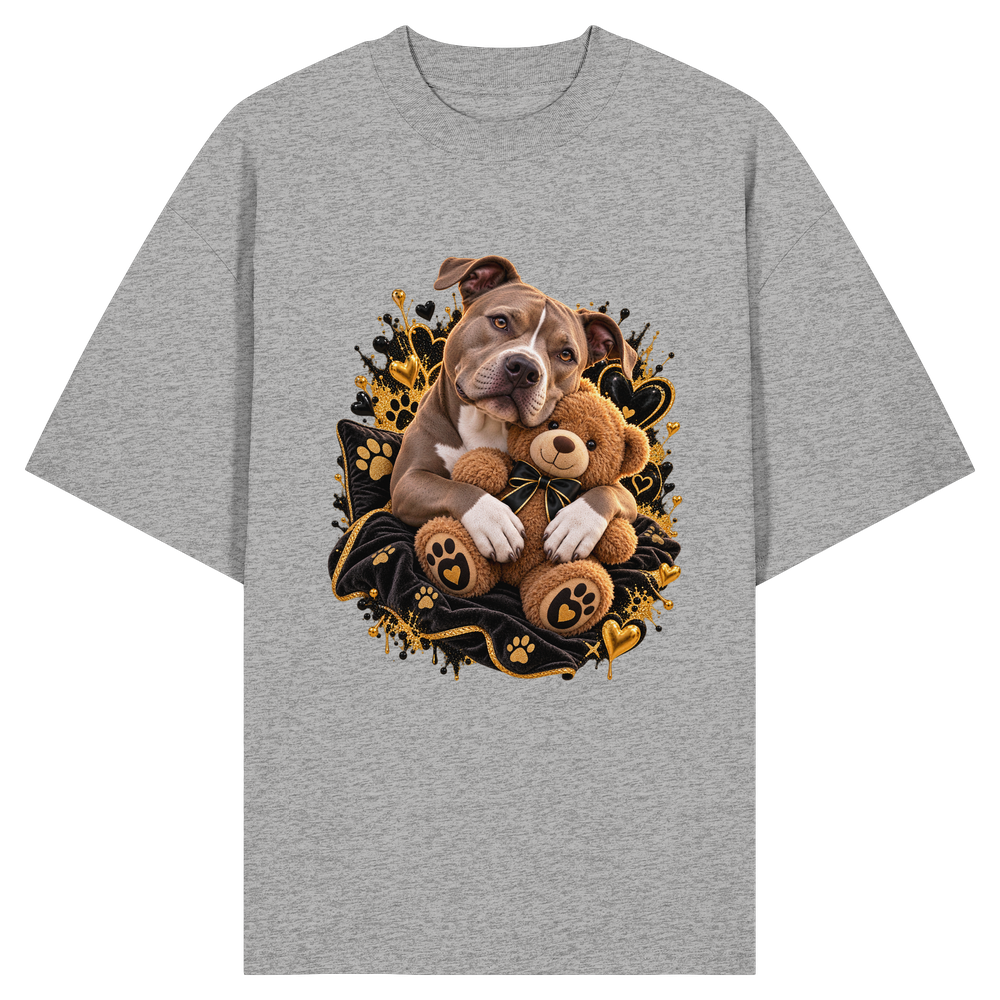 American Pitbull Terrier - Cuddle - Organic Oversize Shirt