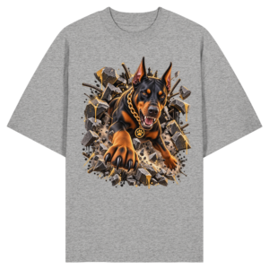 Dobermann - Breaking Through - Organic Oversize Shirt