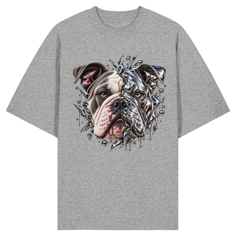 Dual Bulldog - Organic Oversize Shirt – Bild 4