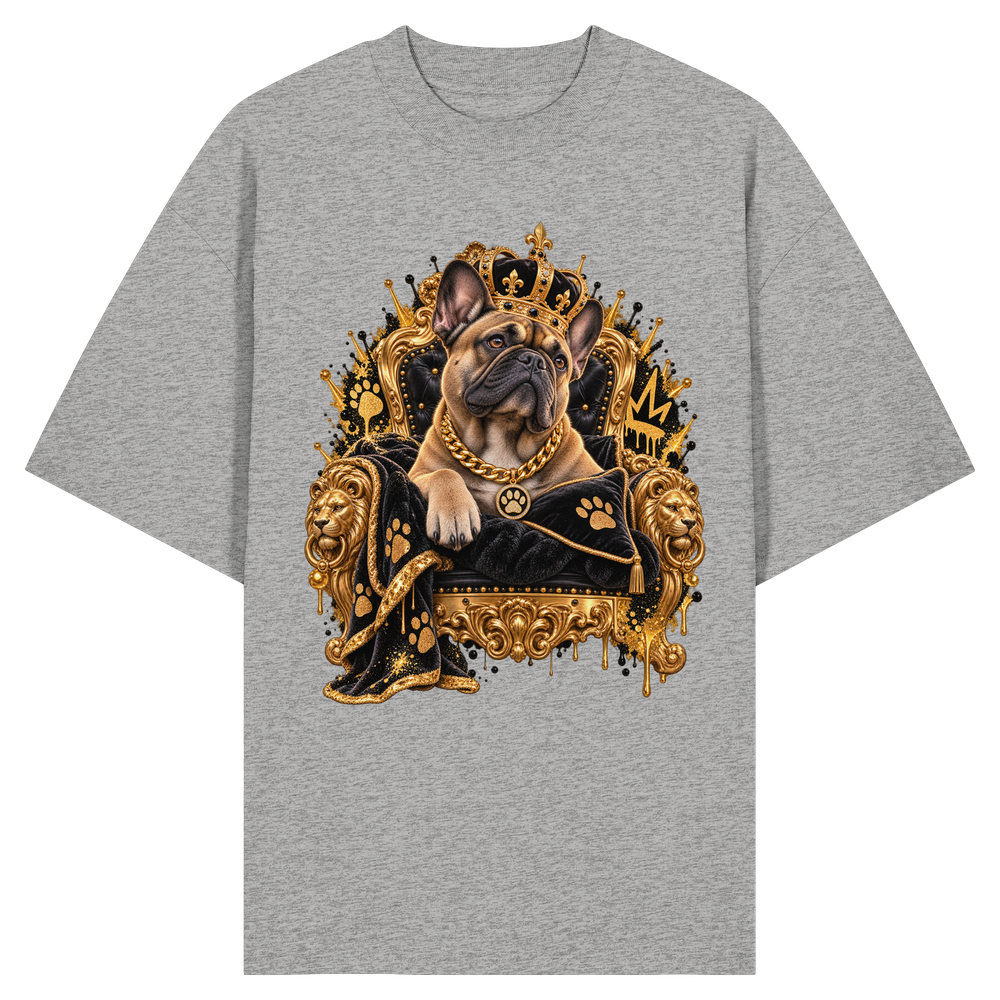 Französische Bulldogge - King - Organic Oversize Shirt