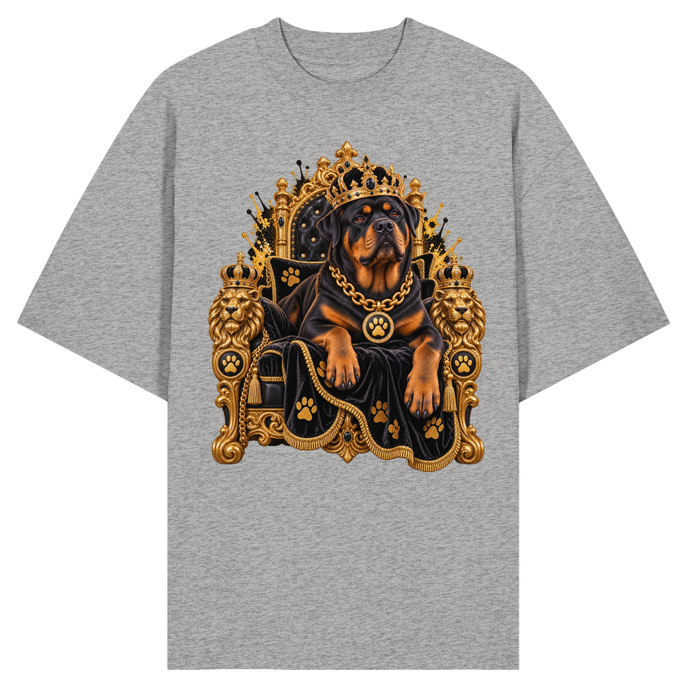 Rottweiler - King - Organic Oversize Shirt – Bild 5