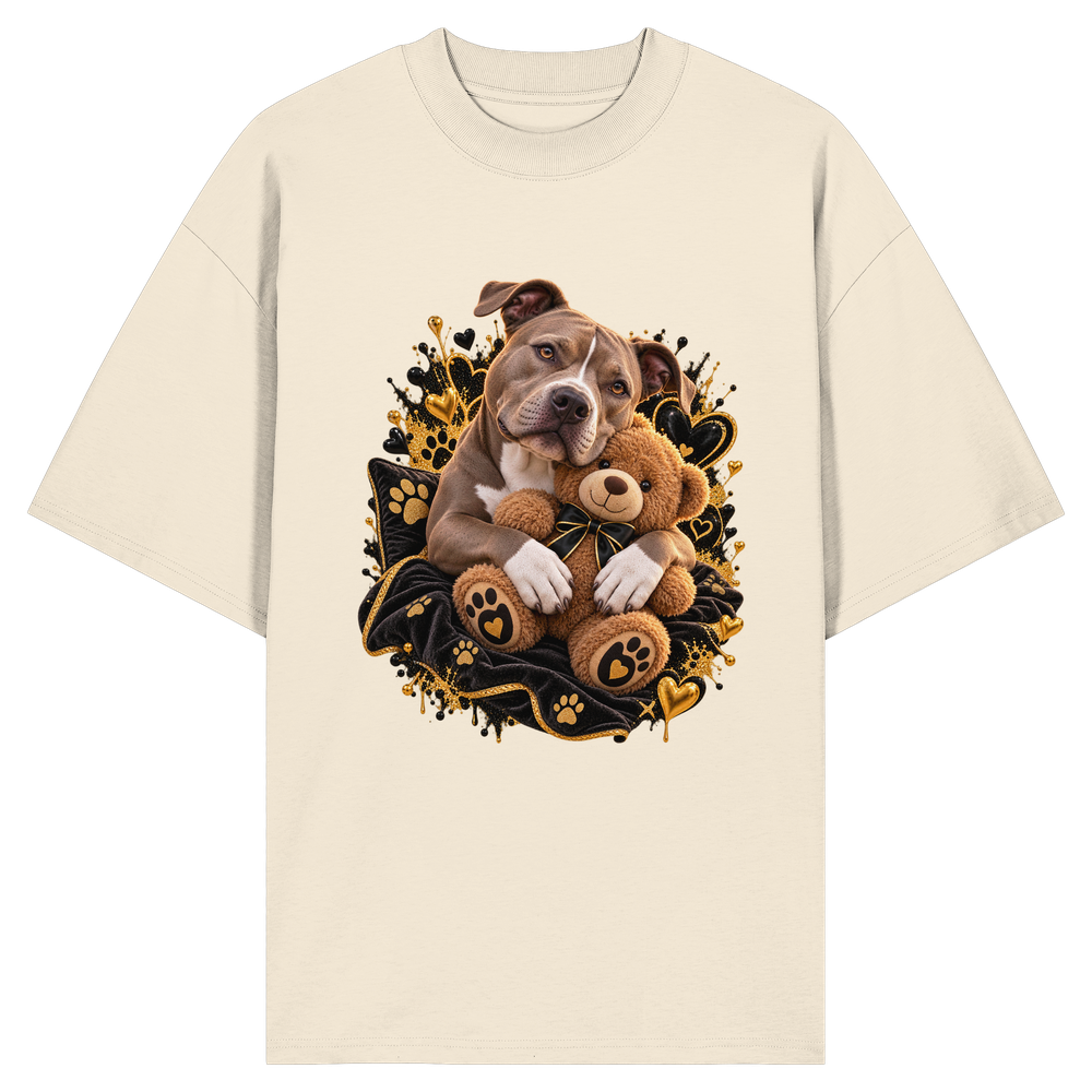 American Pitbull Terrier - Cuddle - Organic Oversize Shirt
