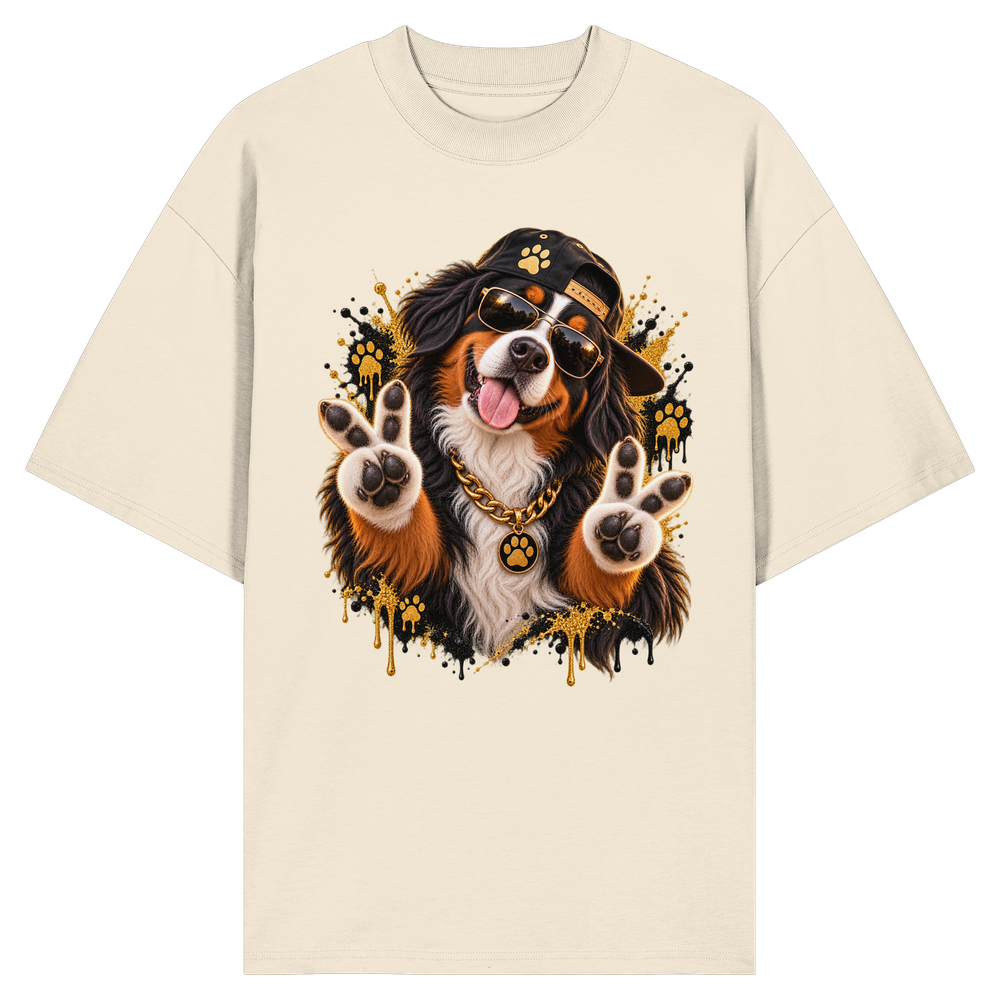 Berner Sennenhund - Funny - Organic Oversize Shirt – Bild 6
