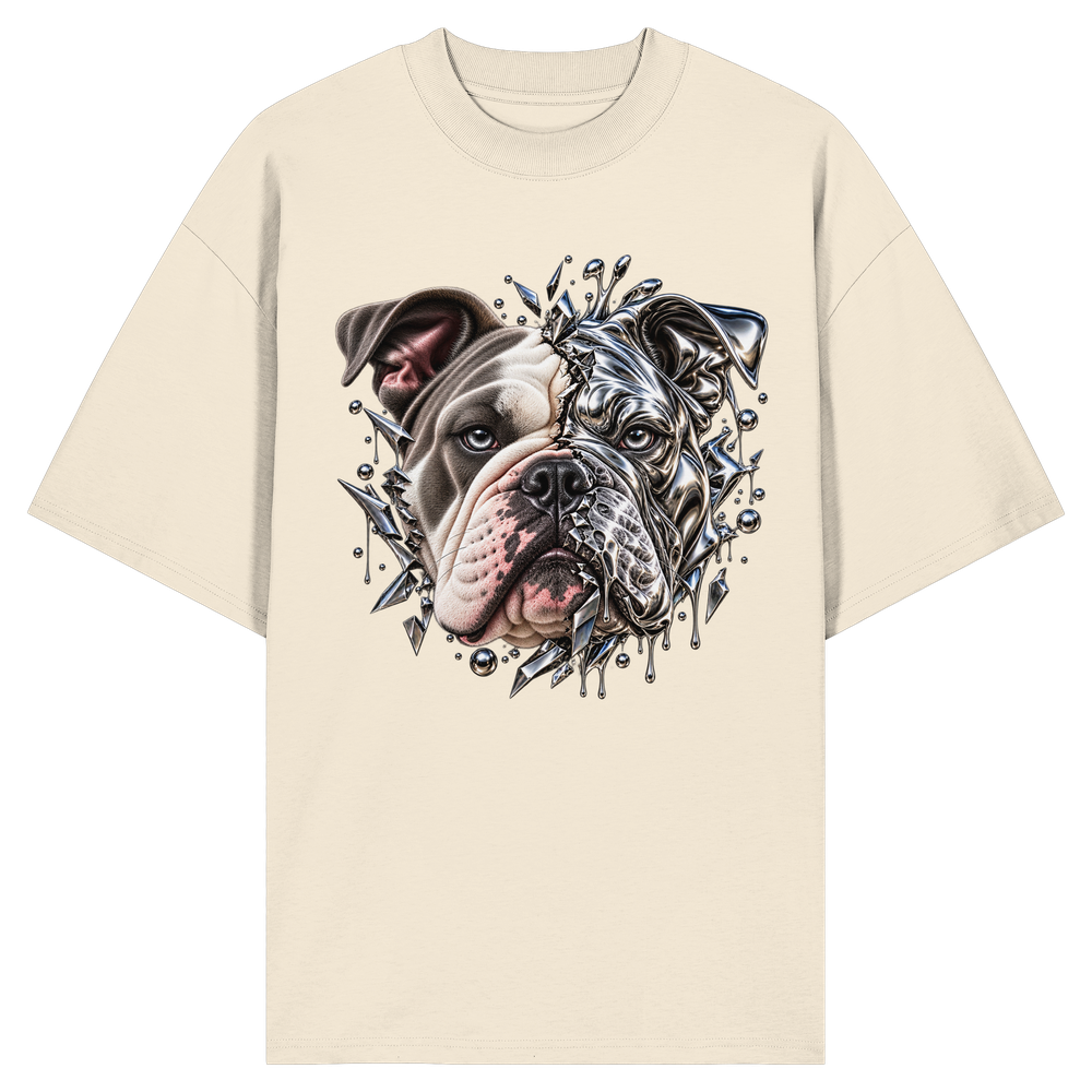 Dual Bulldog - Organic Oversize Shirt – Bild 6
