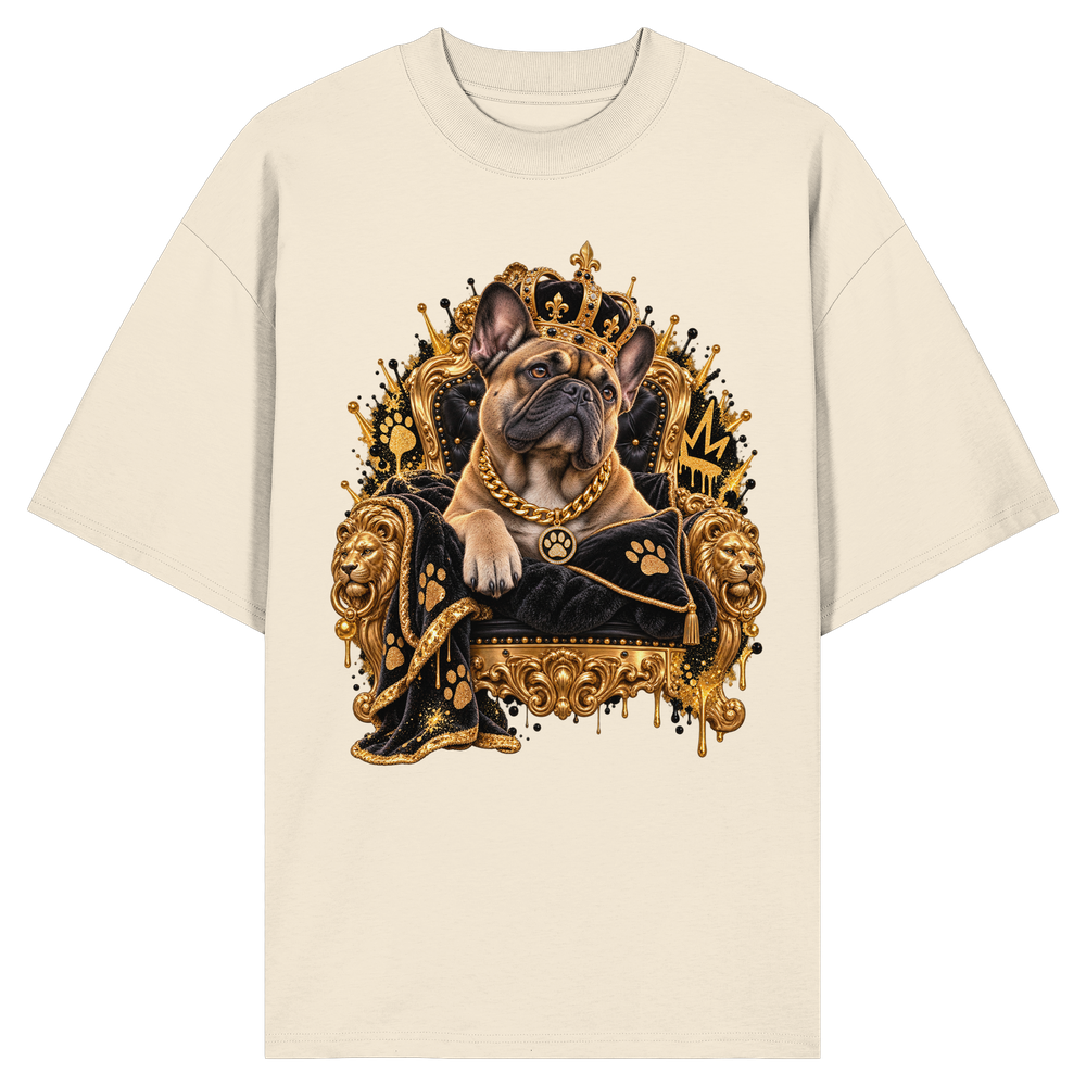 Französische Bulldogge - King - Organic Oversize Shirt