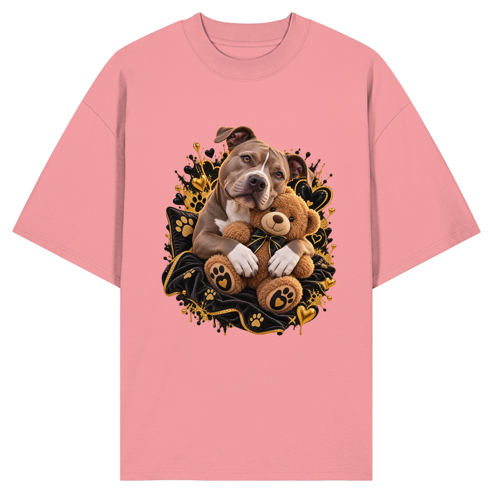 American Pitbull Terrier - Cuddle - Organic Oversize Shirt