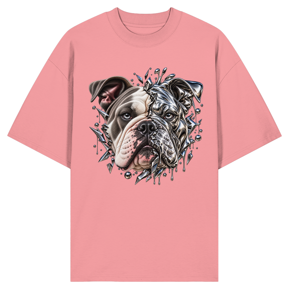 Dual Bulldog - Organic Oversize Shirt – Bild 5