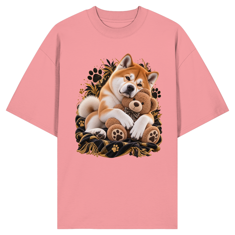 Akita - Cuddle - Organic Oversize Shirt – Bild 5
