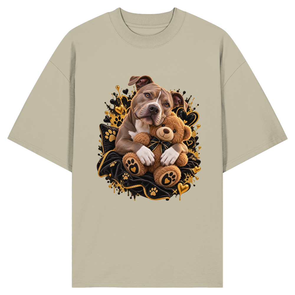 American Pitbull Terrier - Cuddle - Organic Oversize Shirt
