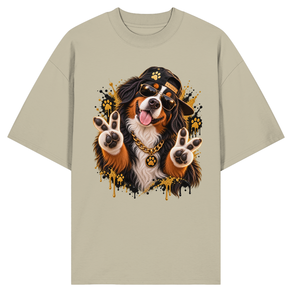 Berner Sennenhund - Funny - Organic Oversize Shirt – Bild 7