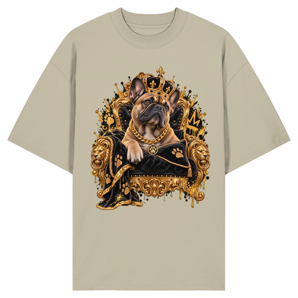 Französische Bulldogge - King - Organic Oversize Shirt