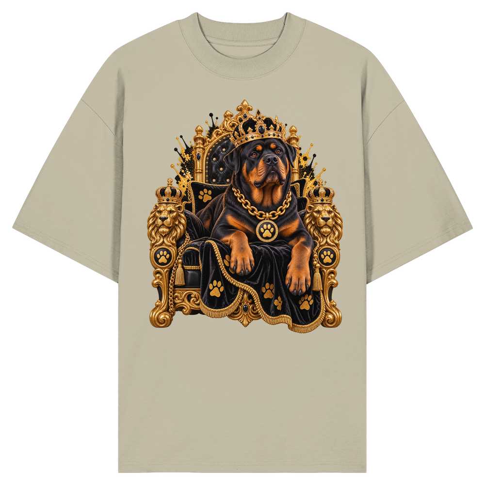 Rottweiler - King - Organic Oversize Shirt – Bild 6