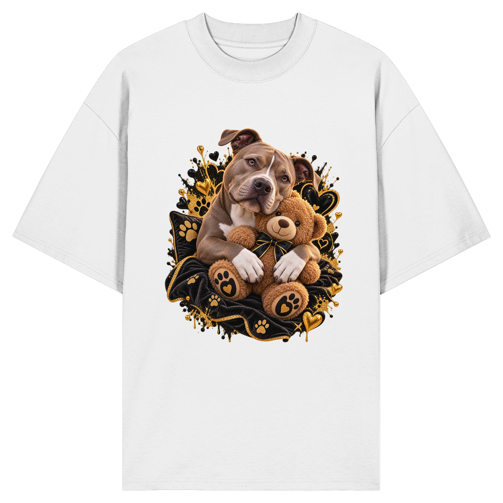American Pitbull Terrier - Cuddle - Organic Oversize Shirt
