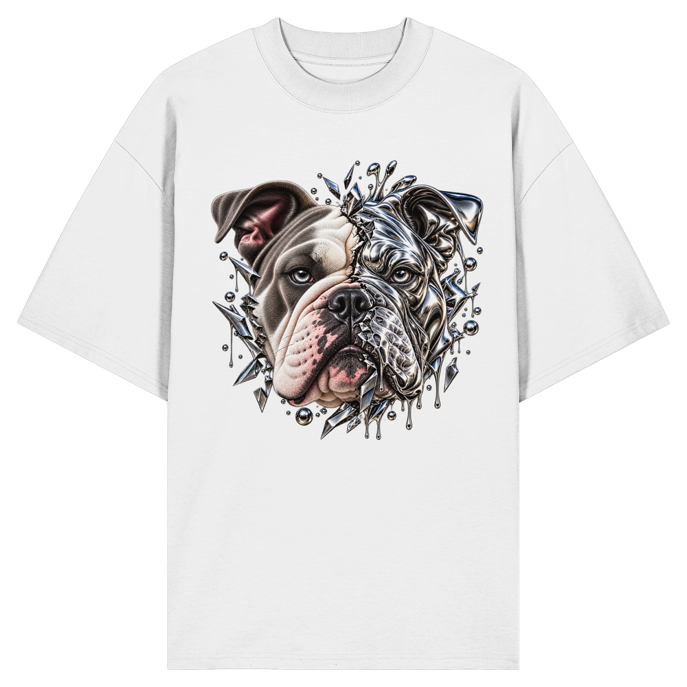 Dual Bulldog - Organic Oversize Shirt – Bild 2