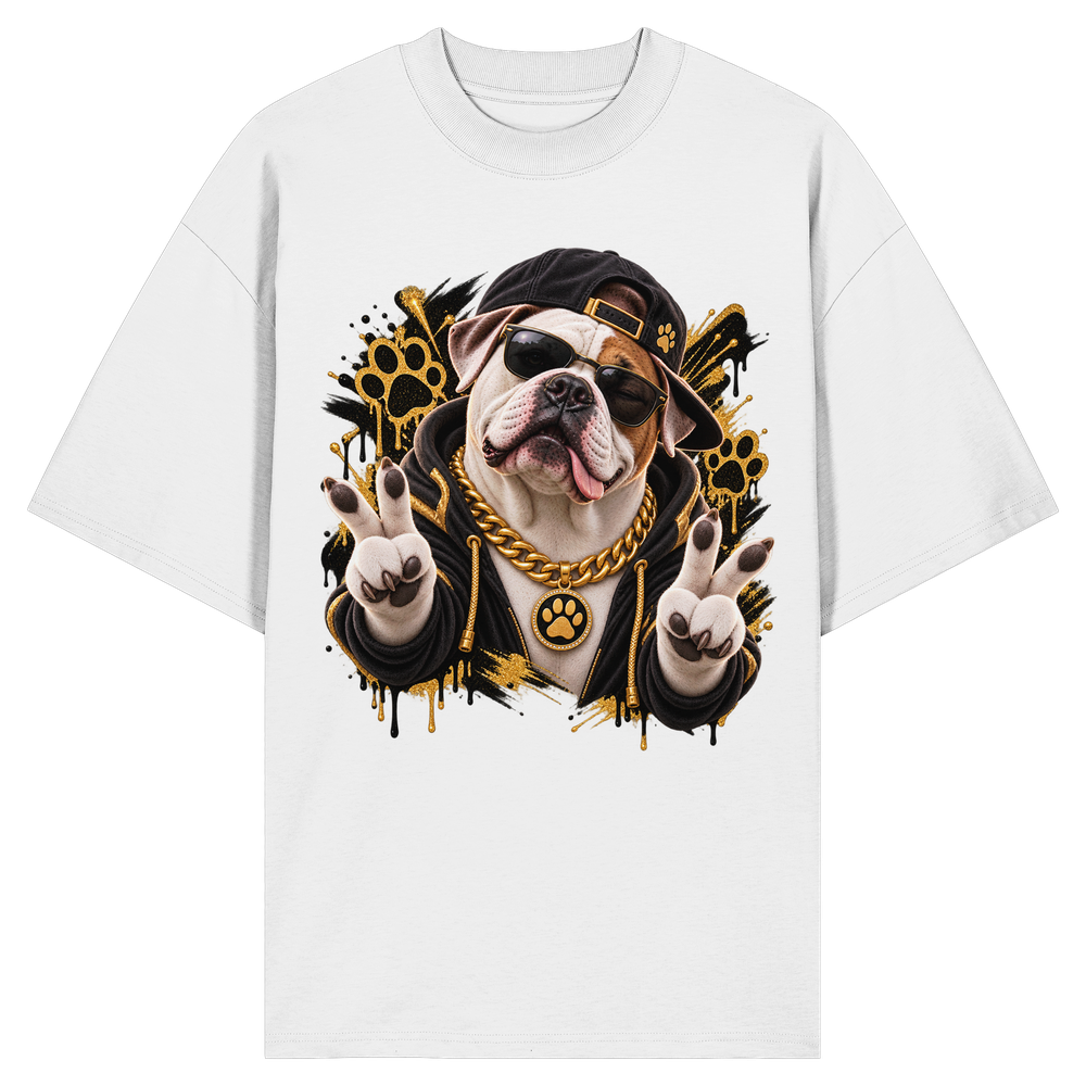 American Bulldog - Funny - Organic Oversize Shirt