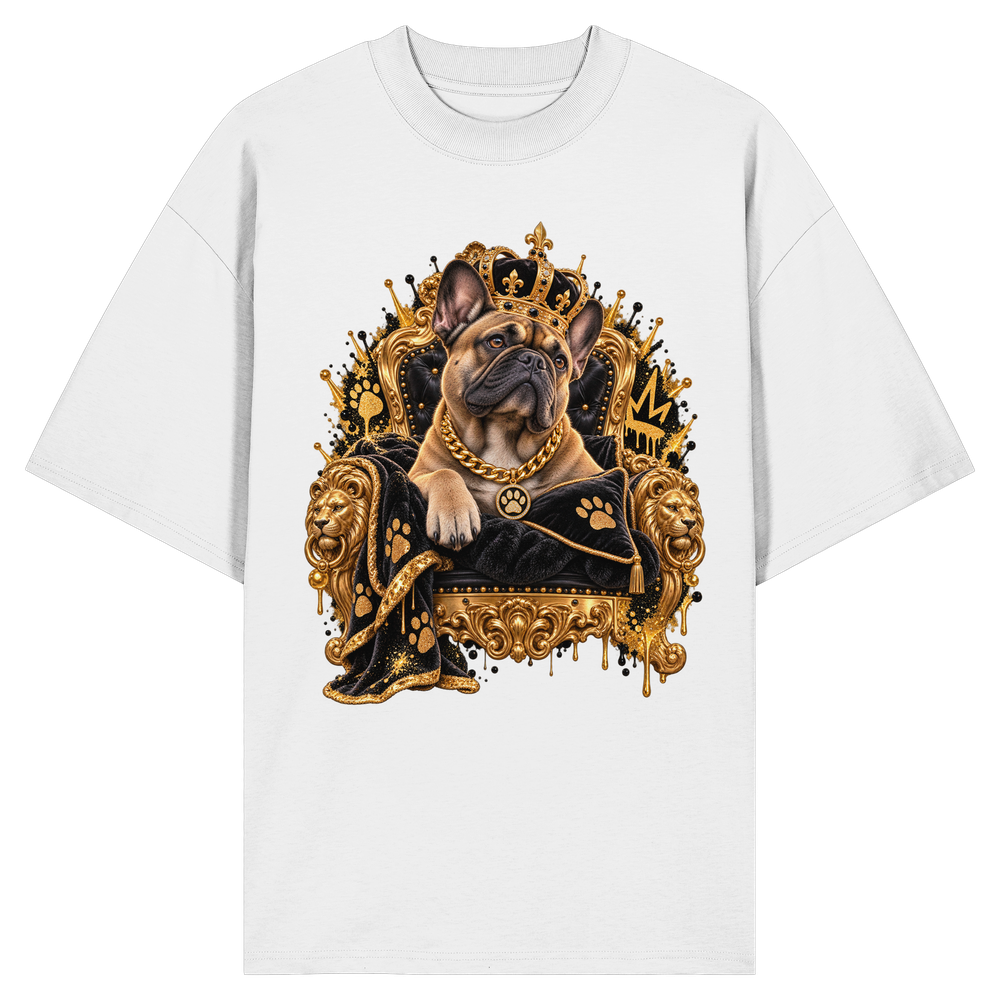 Französische Bulldogge - King - Organic Oversize Shirt
