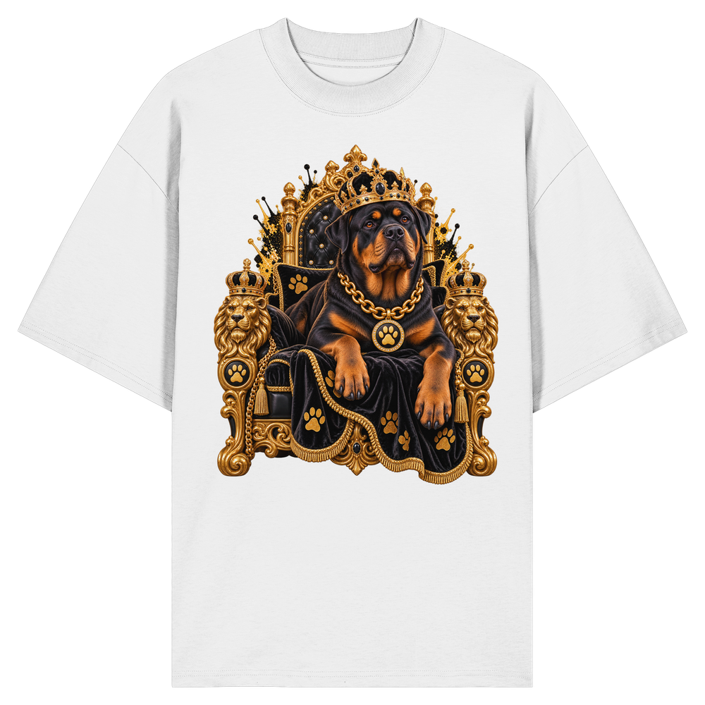 Rottweiler - King - Organic Oversize Shirt – Bild 3