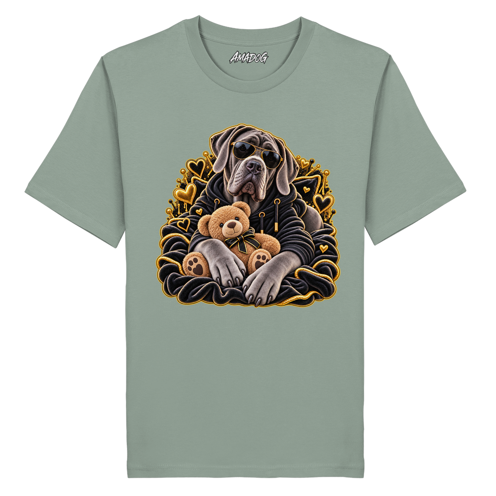 Deutsche Dogge - Cuddle - Organic Shirt – Bild 4