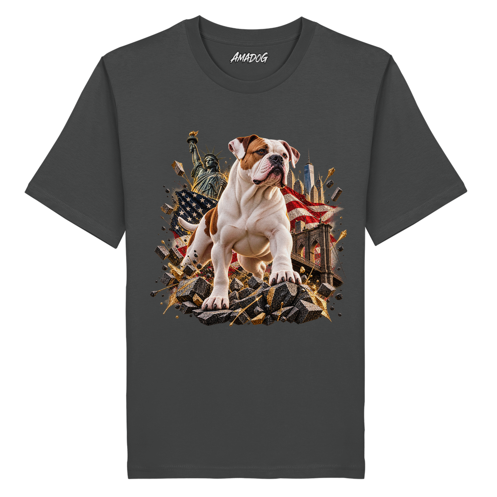 American Bulldog - Power - Organic Shirt – Bild 3
