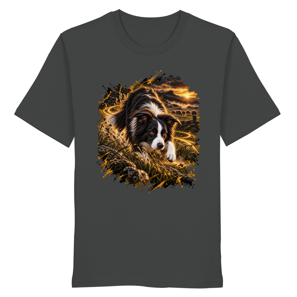 Border Collie - Power - Organic Shirt – Bild 3