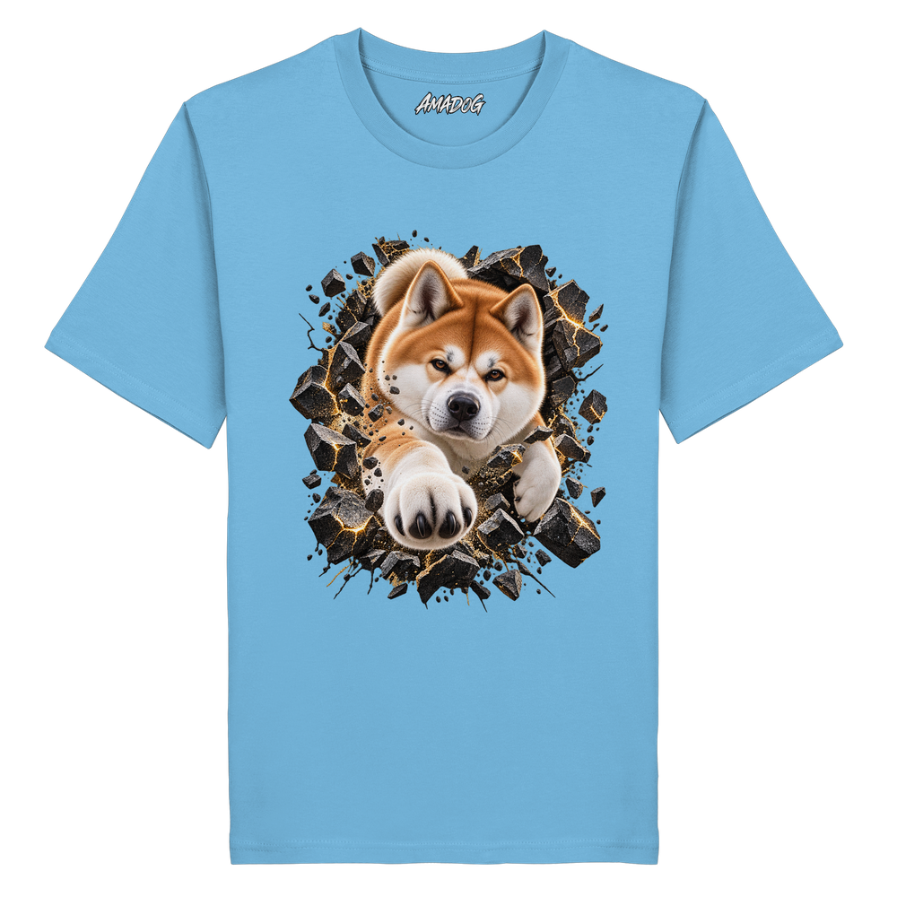 Akita - Breaking Through - Organic Shirt – Bild 10