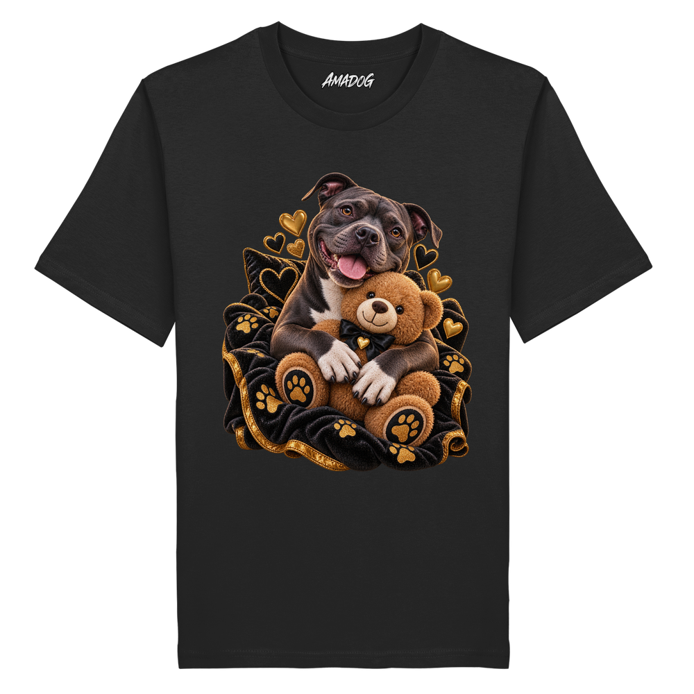 Staffordshire Bullterrier - Cuddle - Organic Shirt – Bild 2