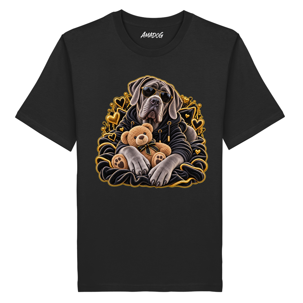Deutsche Dogge - Cuddle - Organic Shirt – Bild 3