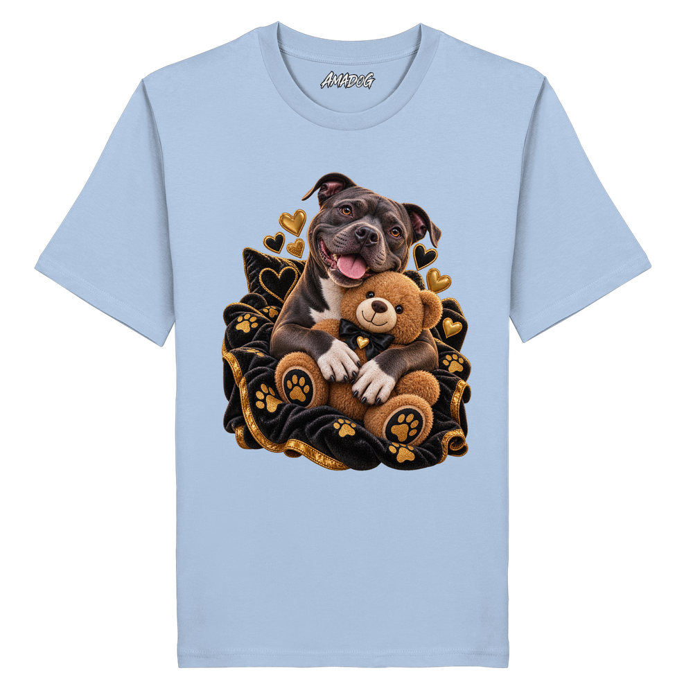 Staffordshire Bullterrier - Cuddle - Organic Shirt – Bild 9
