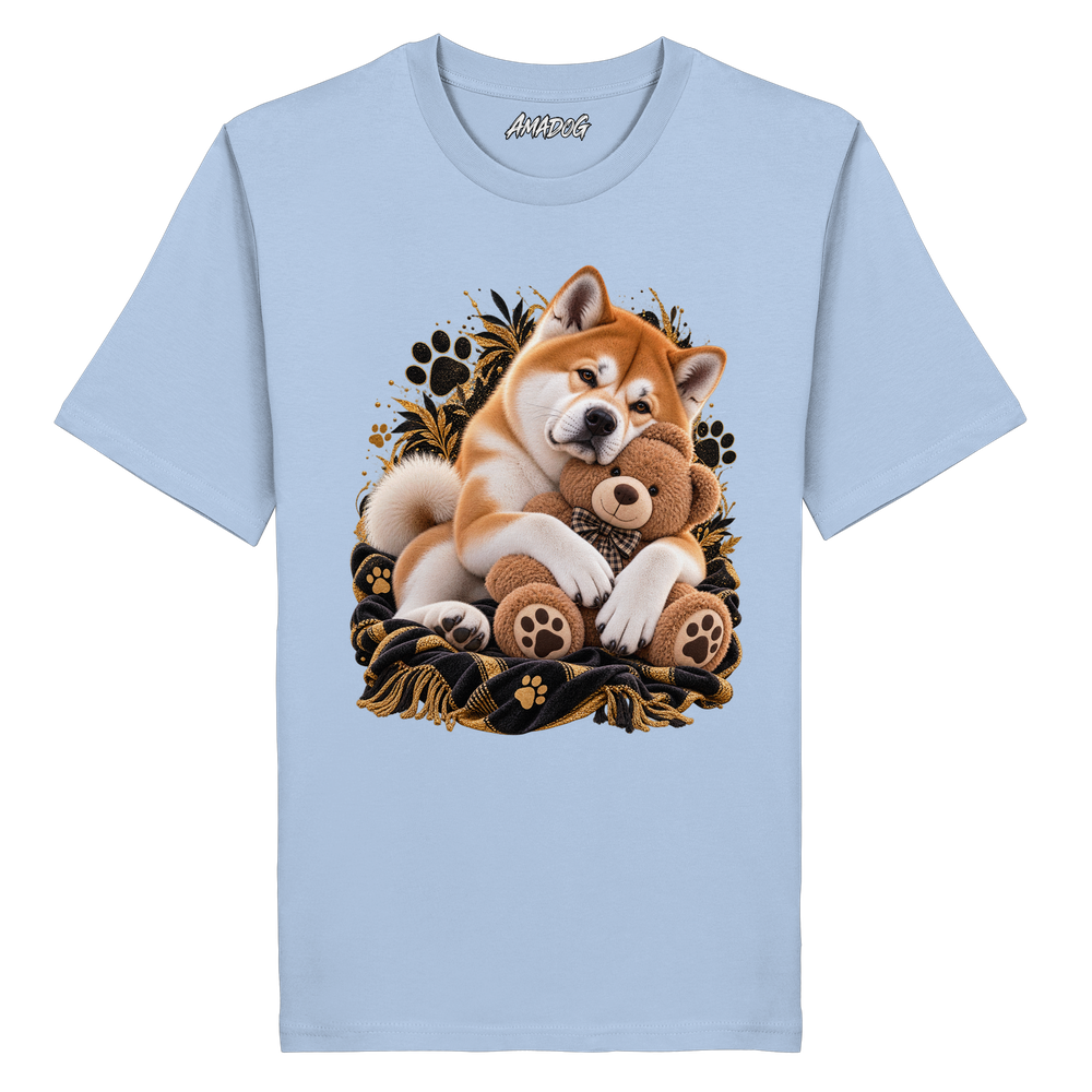 Akita - Cuddle - Organic Shirt – Bild 10