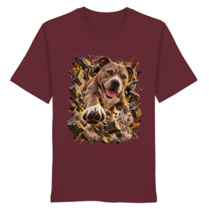 American Pitbull Terrier - Breaking Through - Organic Shirt