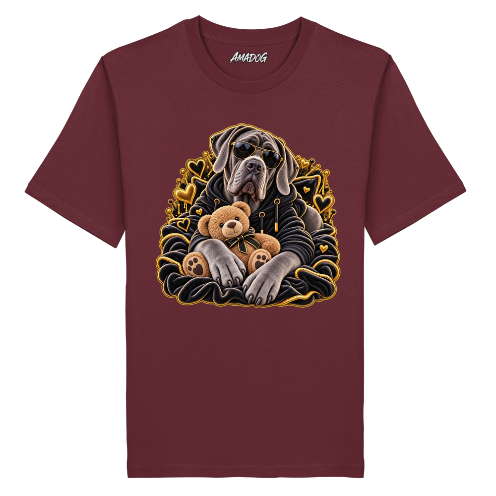 Deutsche Dogge - Cuddle - Organic Shirt – Bild 6