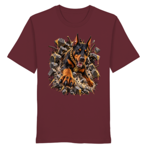 Dobermann - Breaking Through - Organic Shirt