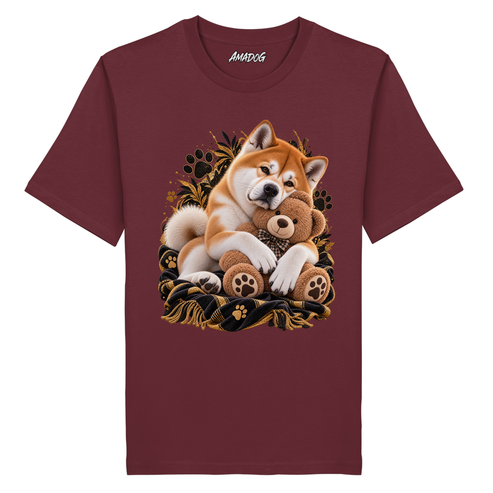Akita - Cuddle - Organic Shirt – Bild 8