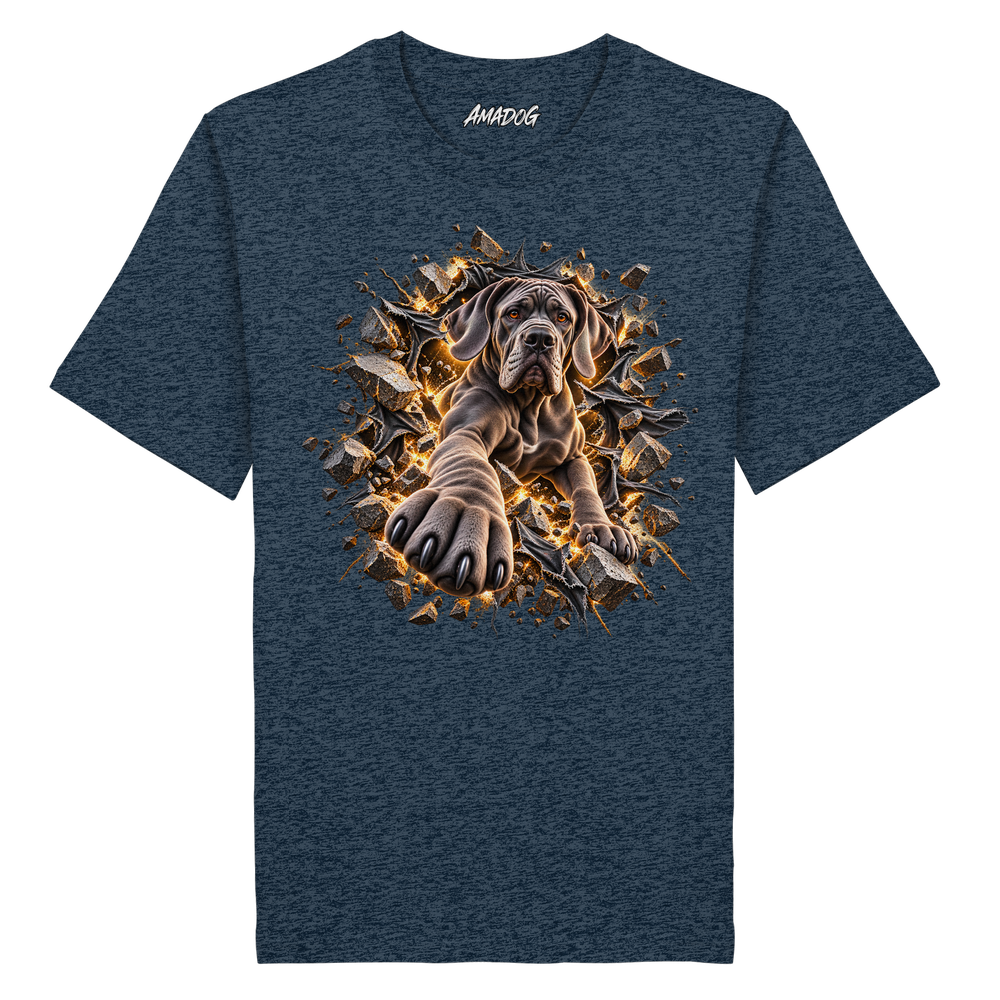Deutsche Dogge - Breaking Through - Organic Shirt – Bild 10