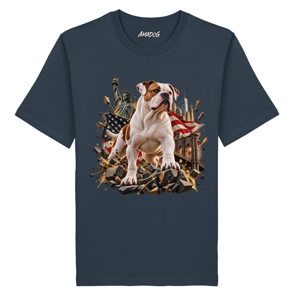 American Bulldog - Power - Organic Shirt – Bild 4